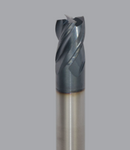 LMT ONSRUD MXQ2650029 Solid Carbide end mill, 4 flute, 0.015 corner rad, standard length, ESG coated