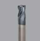LMT ONSRUD MXQ2650010 - Solid Carbide end mill, 4 flute, 0.030 corner rad, standard length, ESG coated
