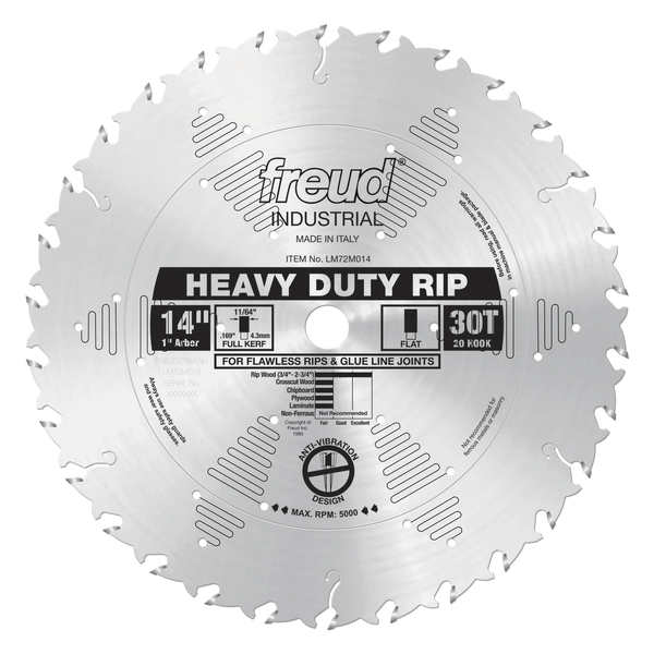 Freud 14" Heavy-Duty Rip Blade